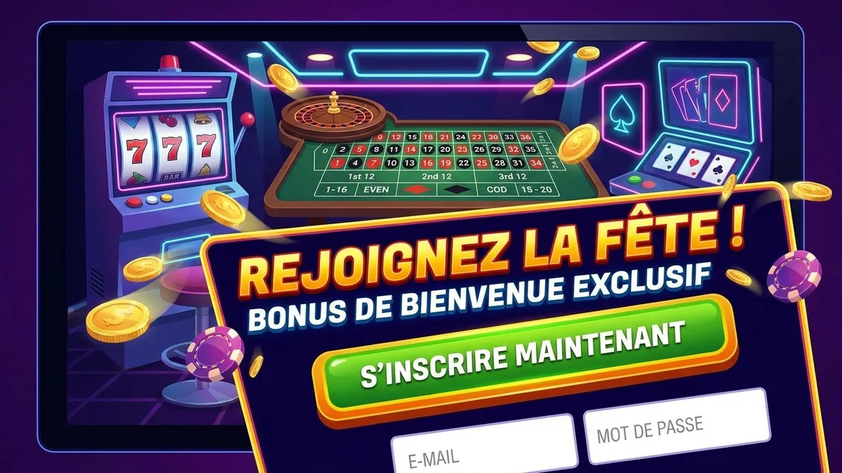 Inscription avec bonus